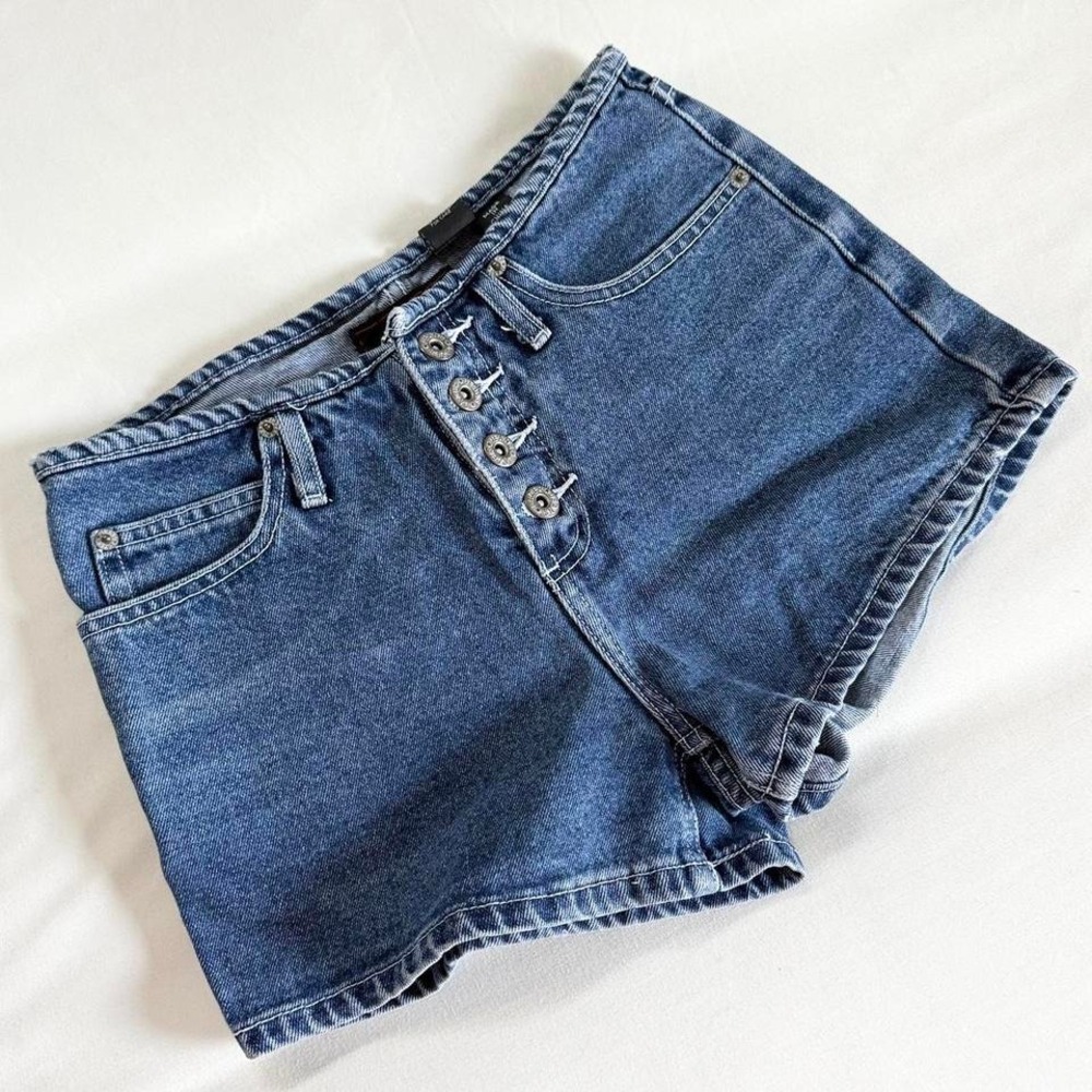 Y2k jean shorts  lazer denim shorts size‎ 1
